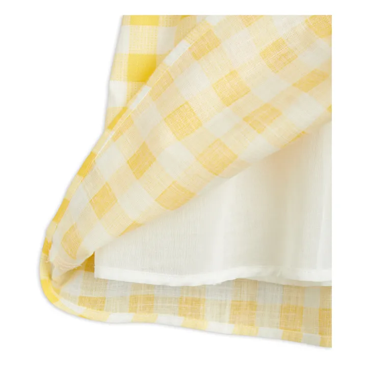 Gingham Dress | Yellow- Product image n°3