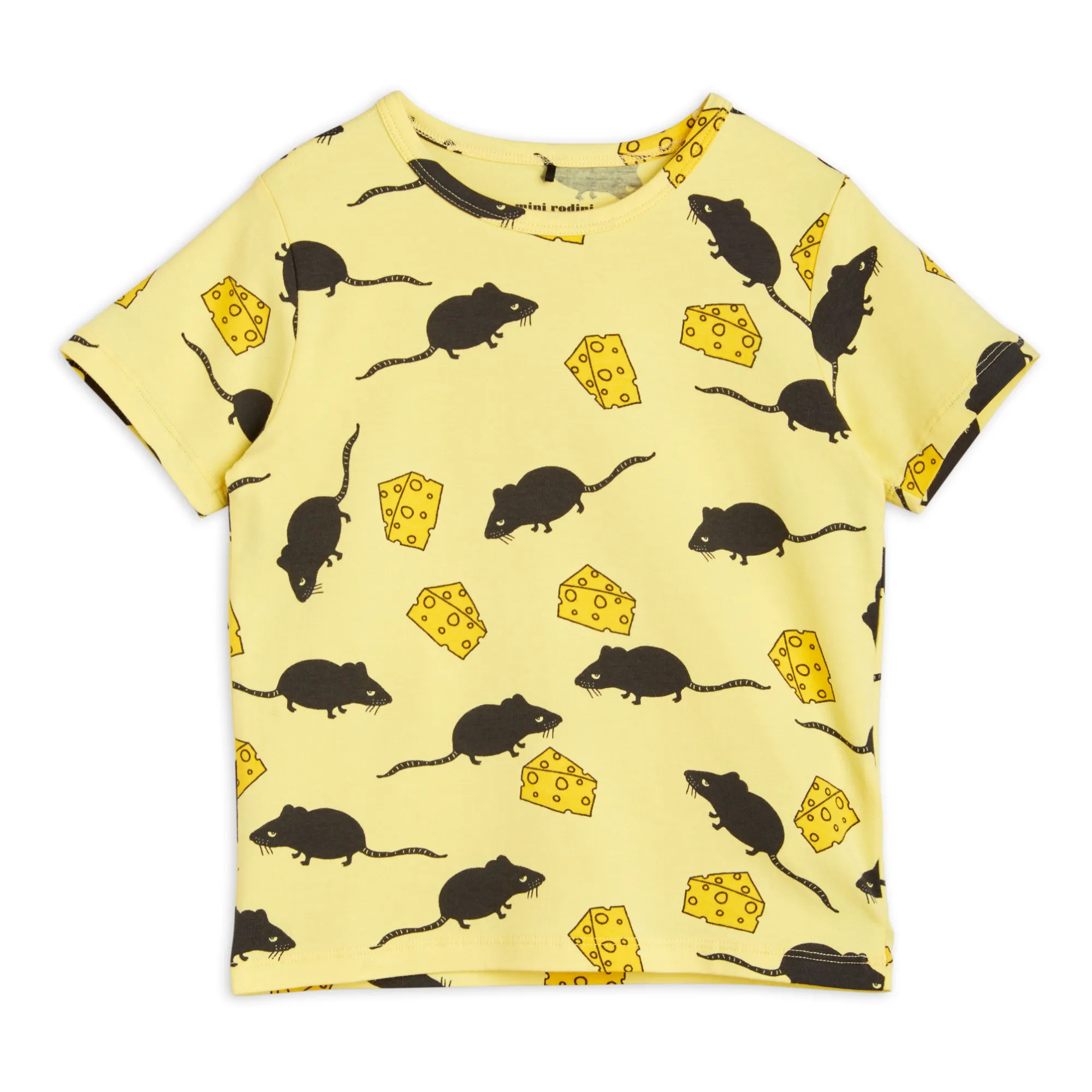 Mini Rodini Yellow Mouse T-Shirt