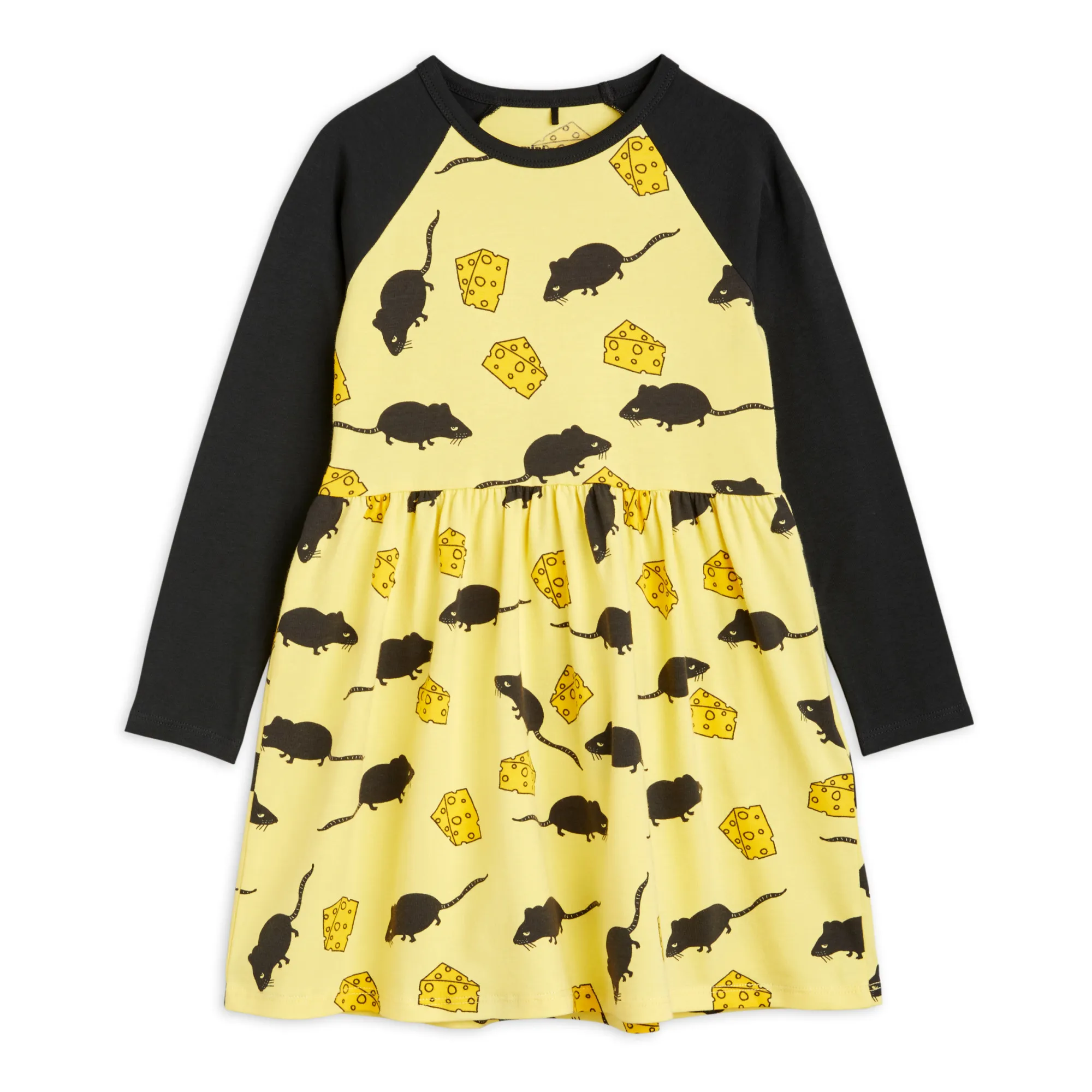 Mini Rodini Yellow Mouse Dress