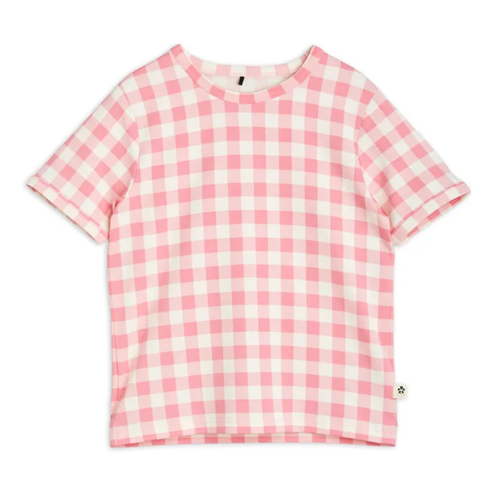 Gingham T-Shirt | Pink- Product image n°0
