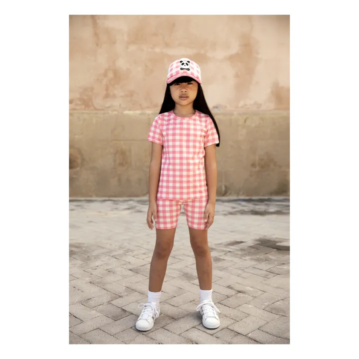 Gingham T-Shirt | Pink- Product image n°1