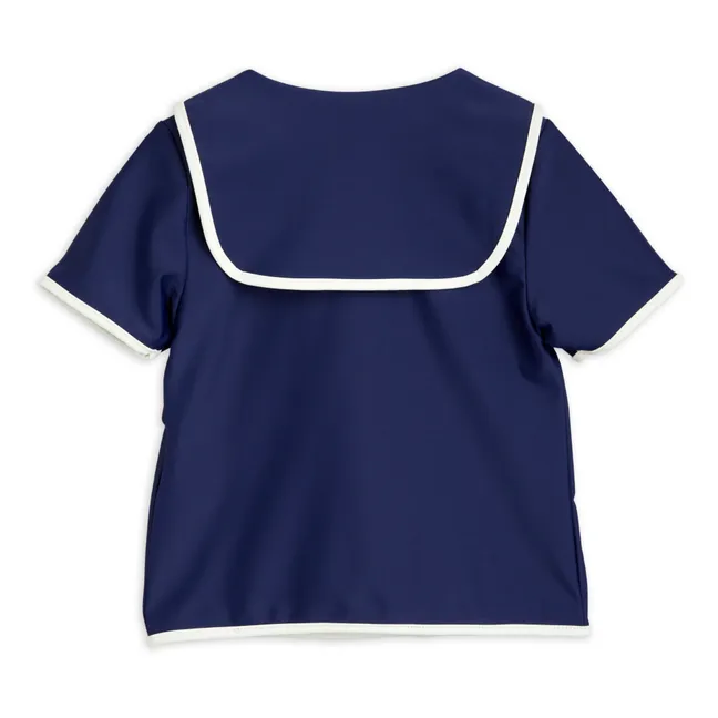 T-shirt Boutons Anti-UV | Bleu marine