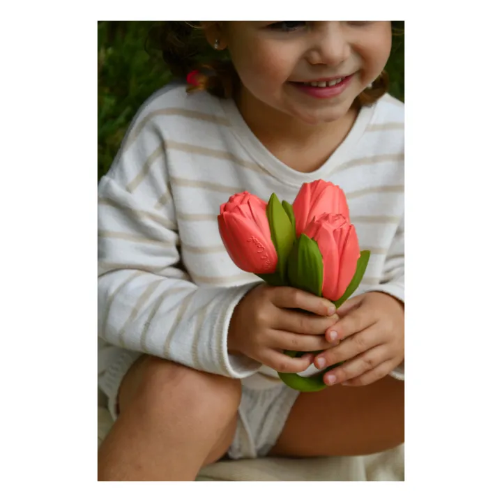 Gioco per favorire la dentizione, modello: Tulipano | Rosso- Immagine del prodotto n°7