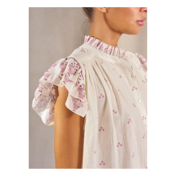 Mia Embroidered Top | Mauve- Product image n°2
