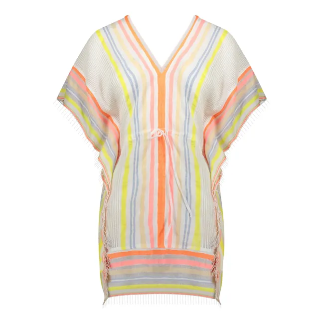 Robe Caftan Tirunesh Flutter | Blanc
