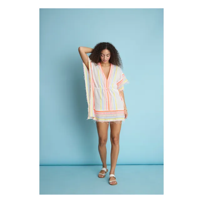 Robe Caftan Tirunesh Flutter | Blanc