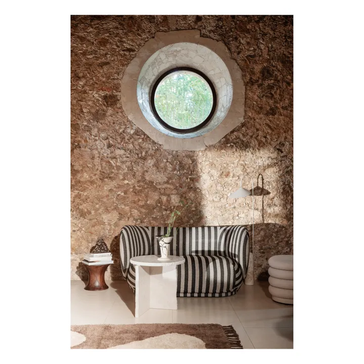 Tabouret Spin en bois FSC | Brun- Image produit n°3