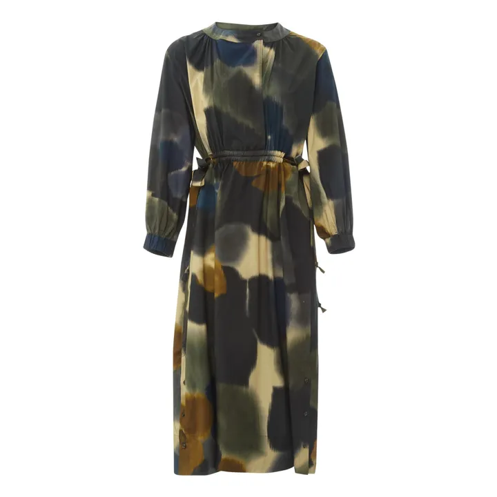 Salamanque Poplin Dress | Slate grey- Product image n°0