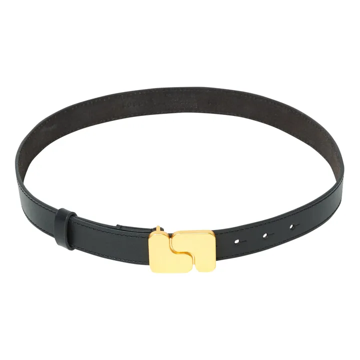 Ceinture Ninon Cuir | Noir- Image produit n°0