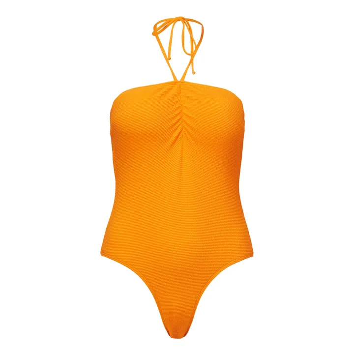 Billi Smocked Swimsuit | Orange- Product image n°0