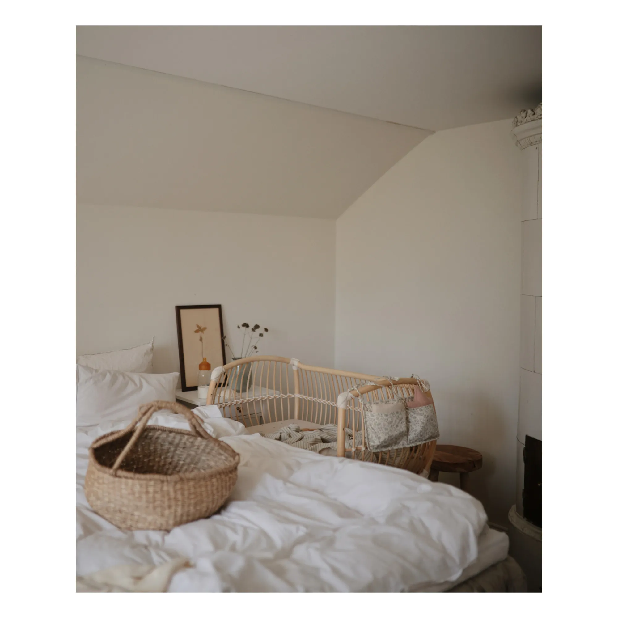 Berceau cododo Martha en rotin - Liens coton- Image produit n°5
