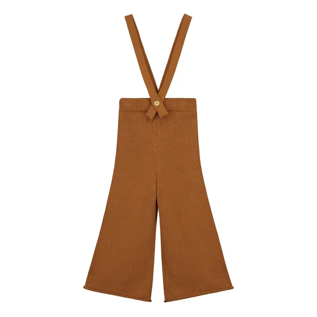 Pantalon Tricot Coton Bio | Marron
