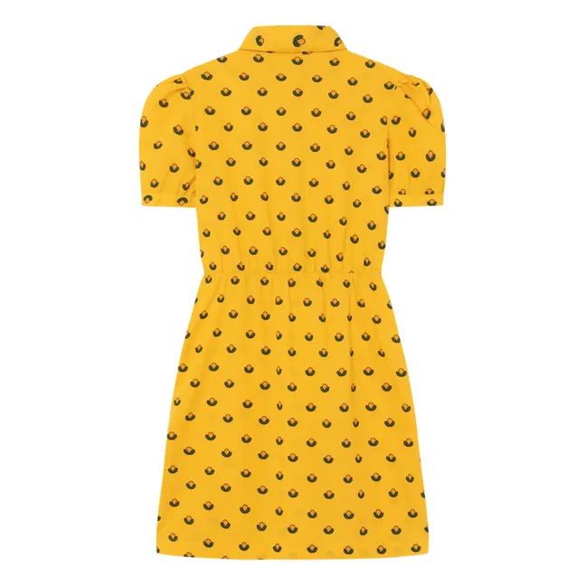 Kleid Taube | Sonnenblumengelb