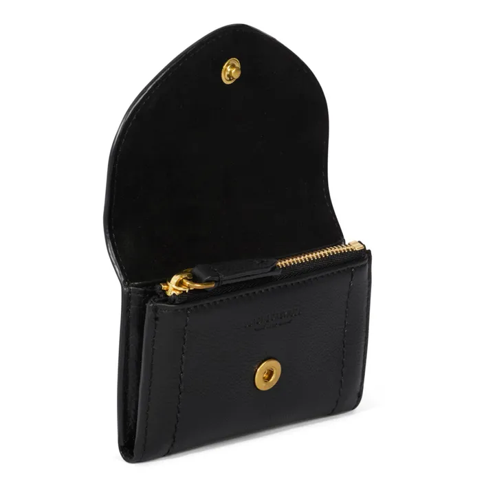 Helmut PM Calfskin Leather Wallet | Black- Product image n°1