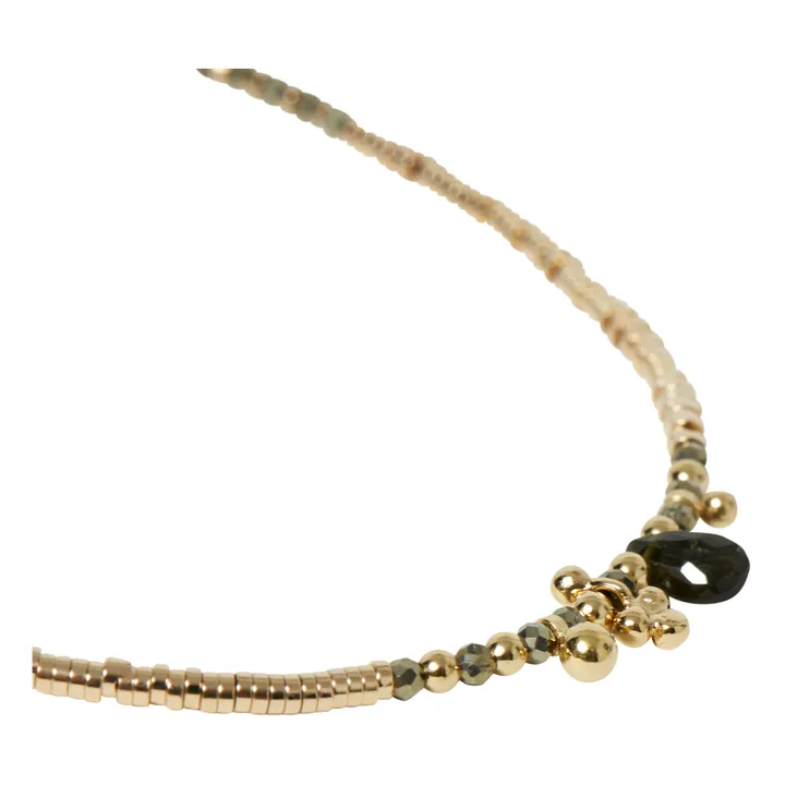 Romane V2 Collar de pirita | Dorado- Imagen del producto n°3