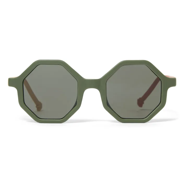 Occhiali da sole tricolore | Verde militare- Immagine del prodotto n°0