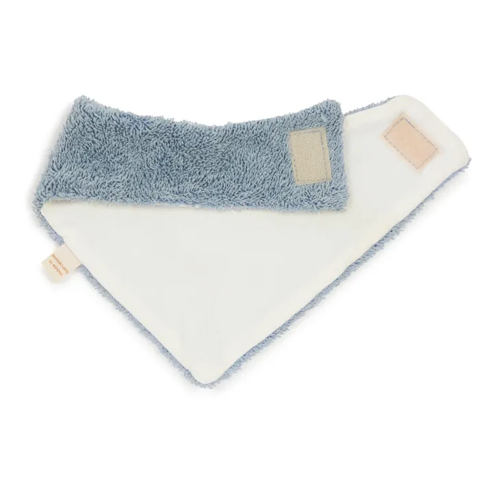 Bavaglino bandana, modello: So Cute, in cotone bio | Blu- Immagine del prodotto n°3