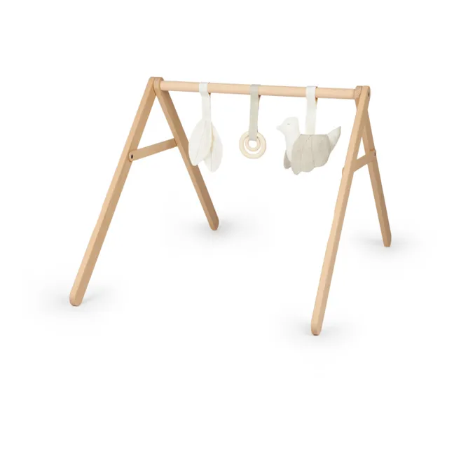 Arco per l’apprendimento precoce in legno, e relativi giocattoli - Lin Français | Beige