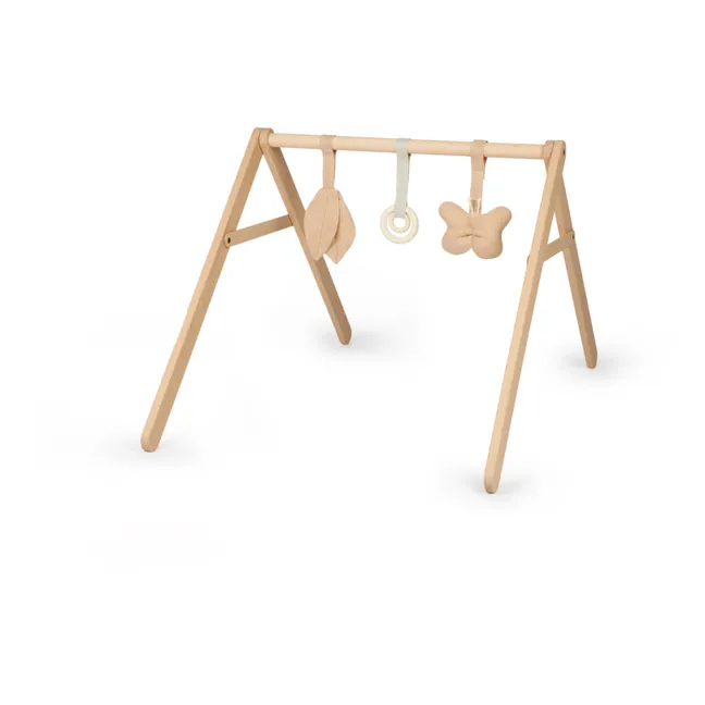 Arco per l’apprendimento precoce in legno, e relativi giocattoli - Lin Français | Sabbia