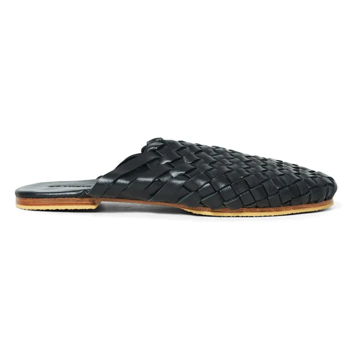 Braided Mules - Women’s Collection  | Black- Product image n°0