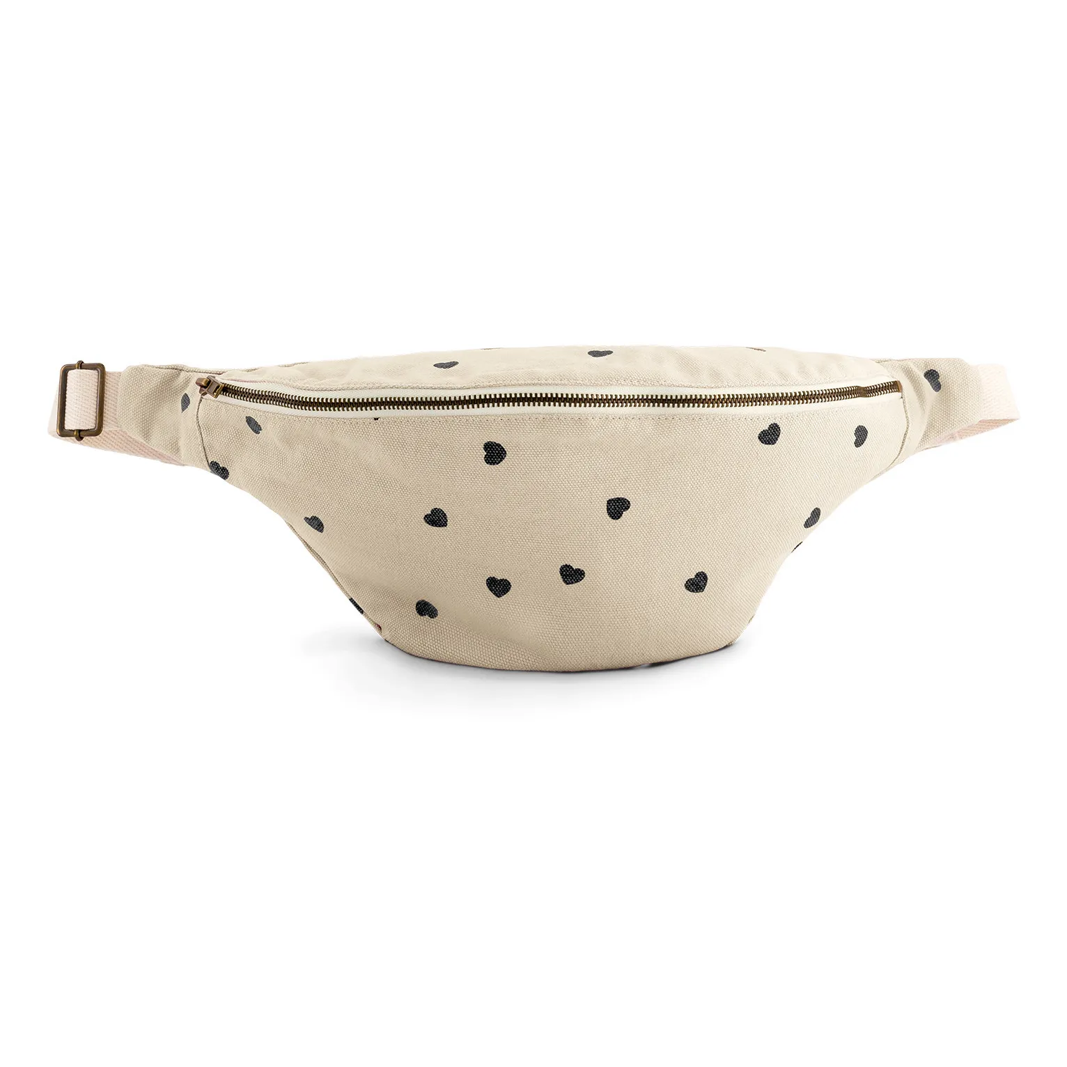 Sac banane Cœurs | Sable- Image produit n°0