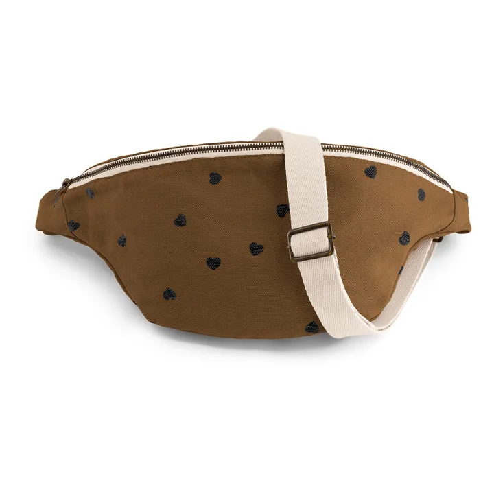 Riñonera Corazones | Marrón Rojizo- Imagen del producto n°3