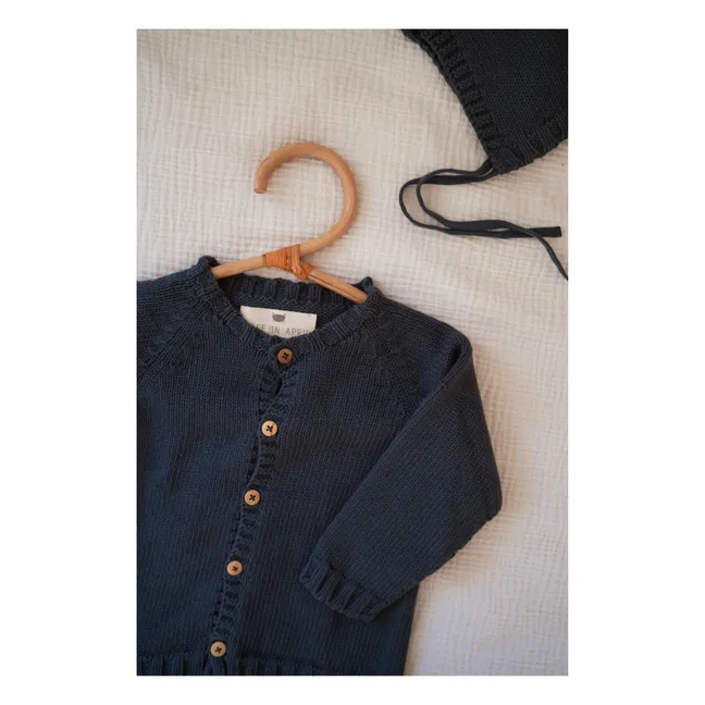 Cardigan en tricot Gaby | Bleu marine