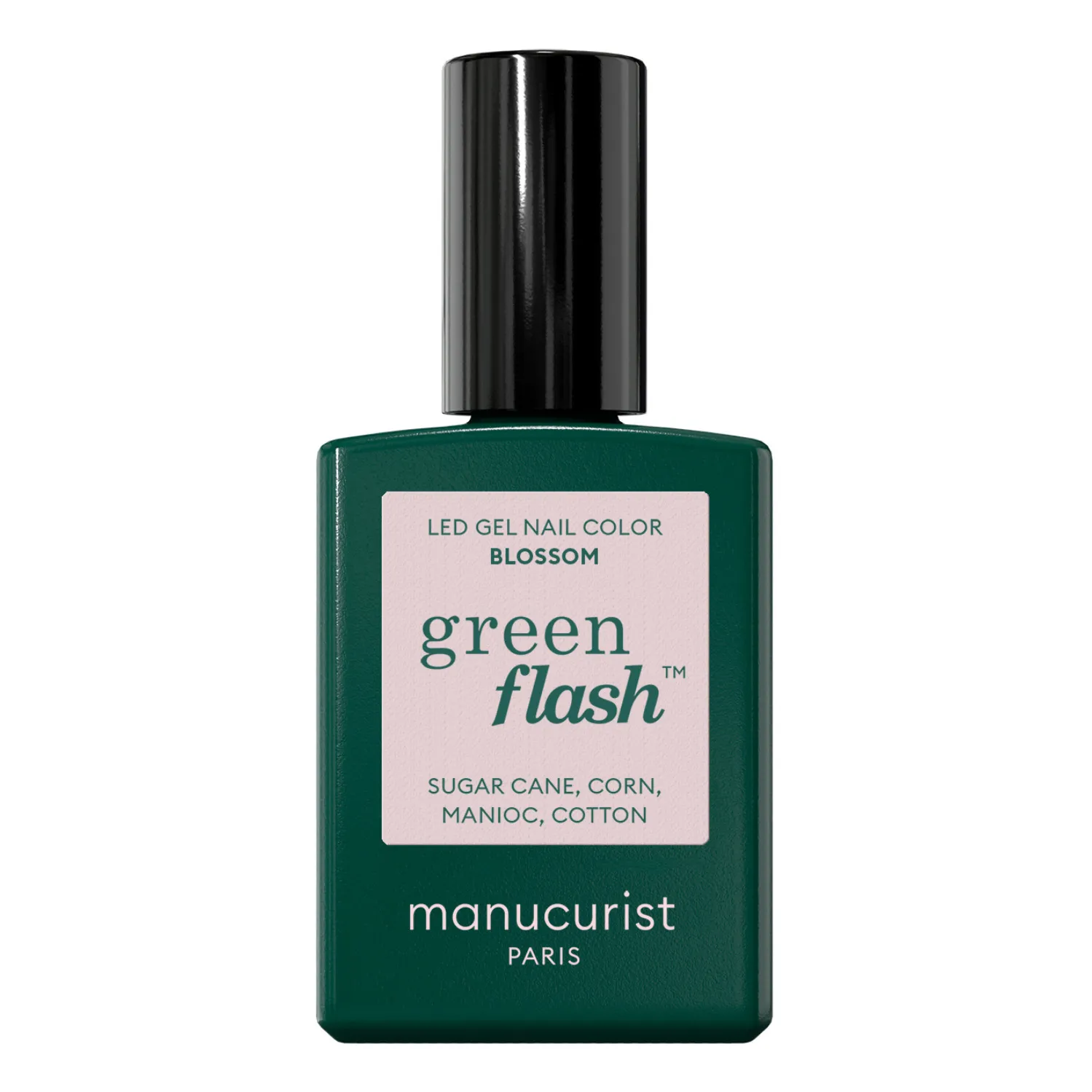 Manucurist Blossom Green Flash Semi-Permanent Nail Polish