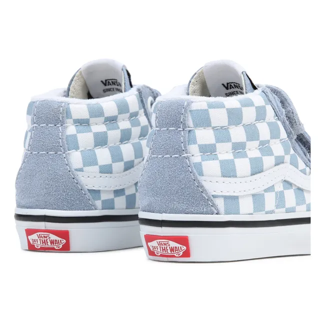 Sneakers Scratch SK8-Mid Reissue Damier | Hellblau