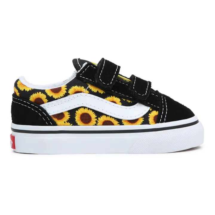 Vans Old Skool Sunflower Velcro Sneakers Black Smallable