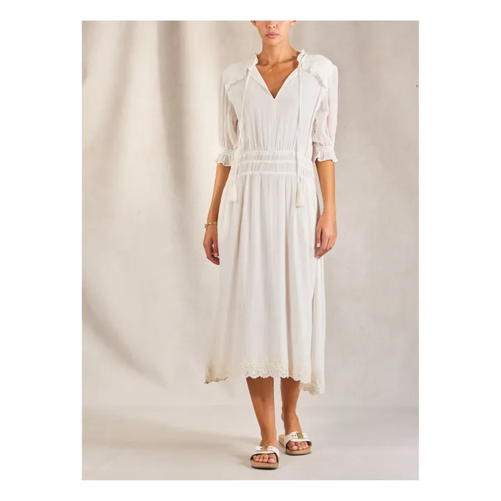 Vestido Midi Ines | Blanco- Imagen del producto n°1