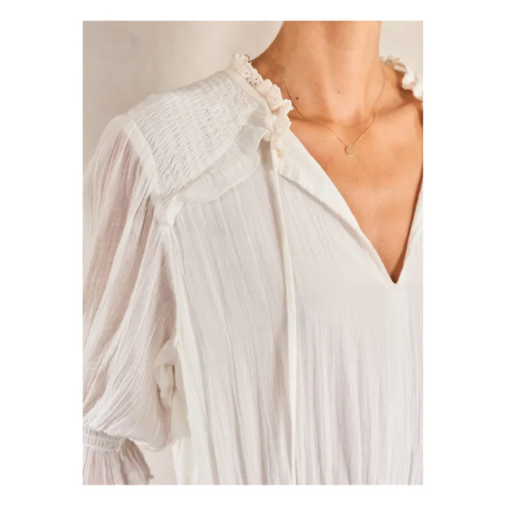 Vestido Midi Ines | Blanco- Imagen del producto n°3