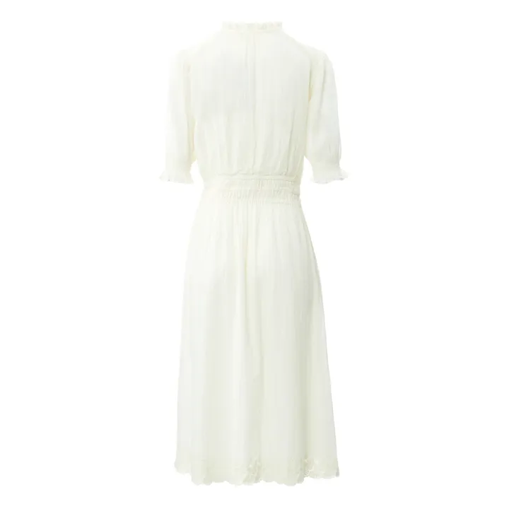 Vestido Midi Ines | Blanco- Imagen del producto n°5