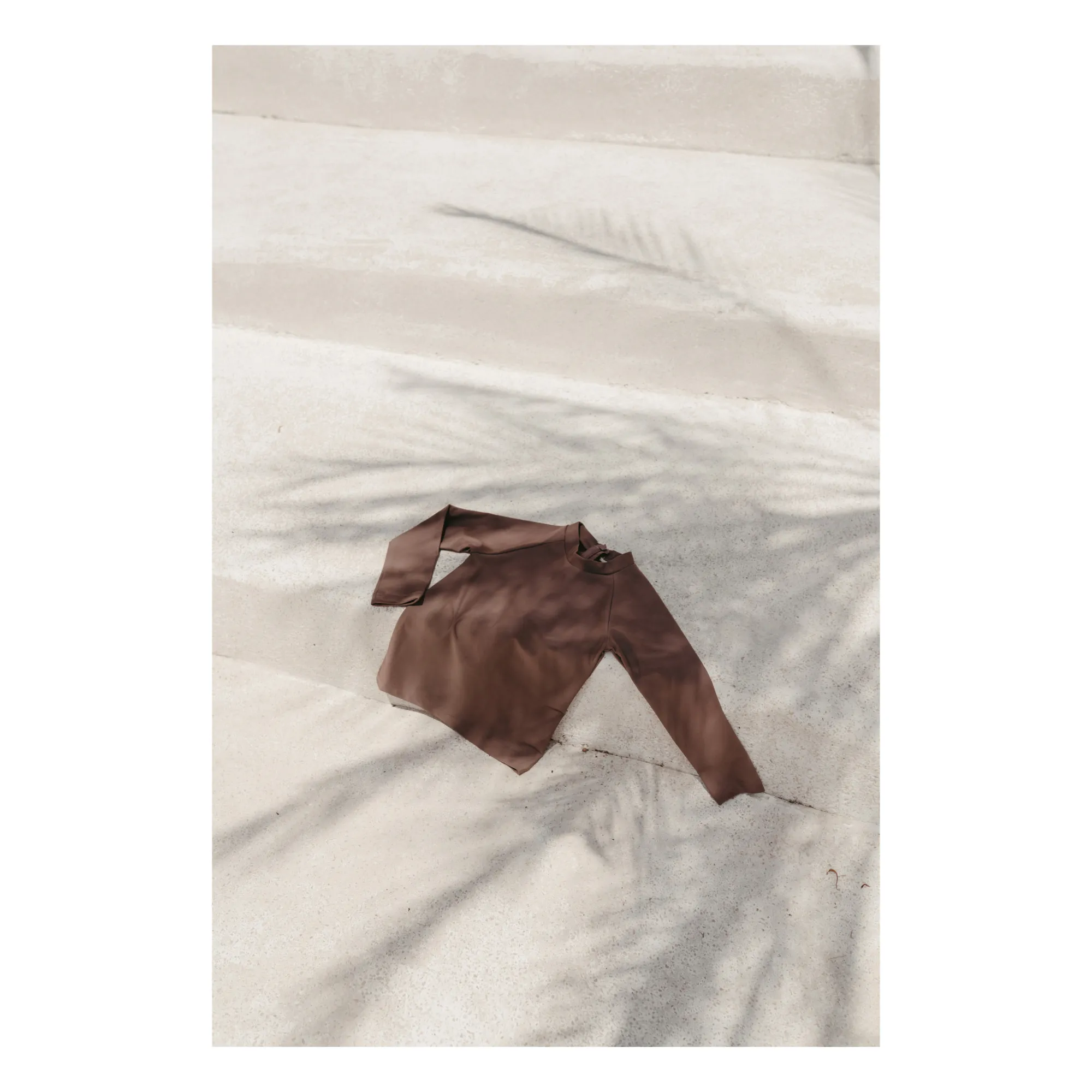 Sol Anti-UV T-shirt | Brown- Product image n°4