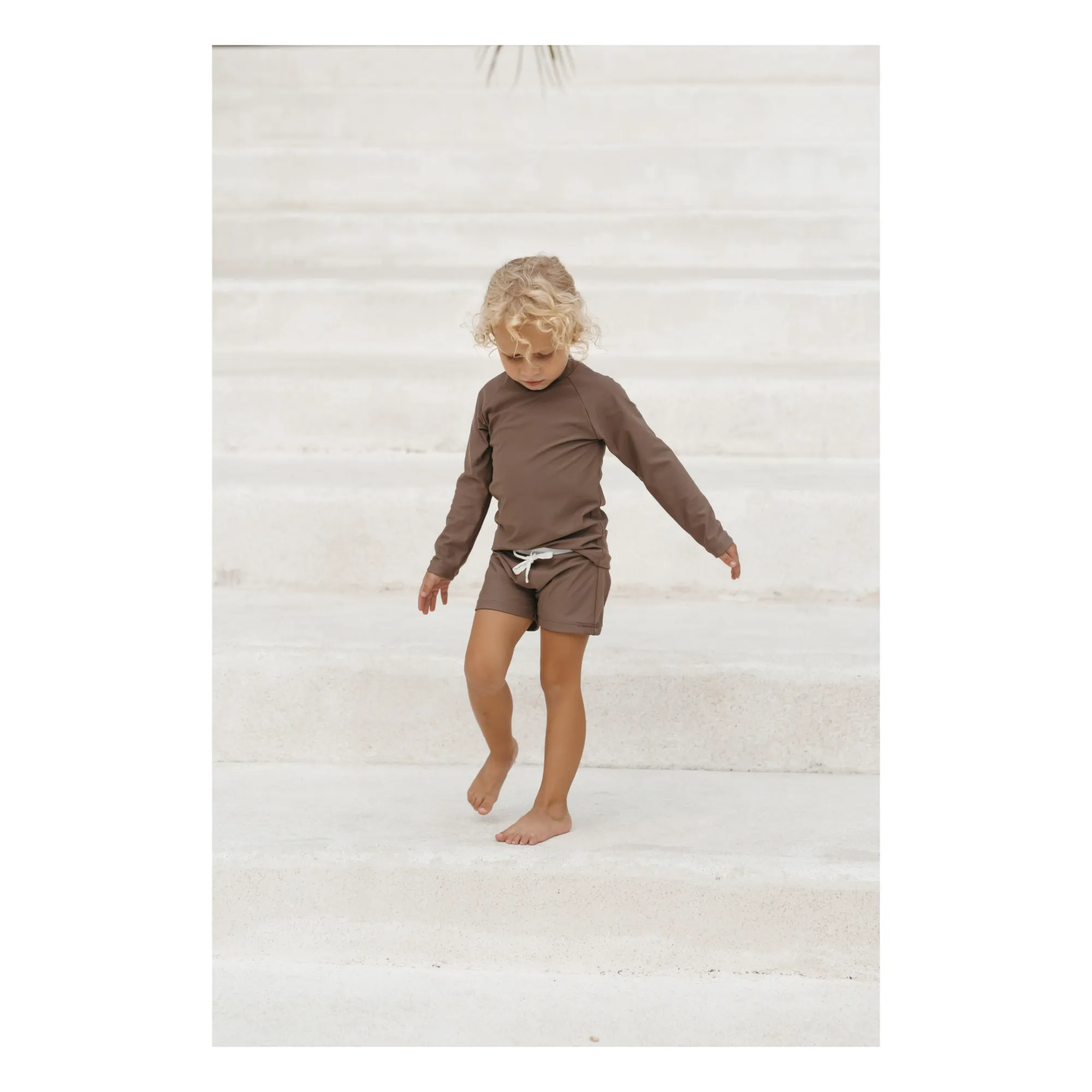Sol Anti-UV T-shirt | Brown- Product image n°3
