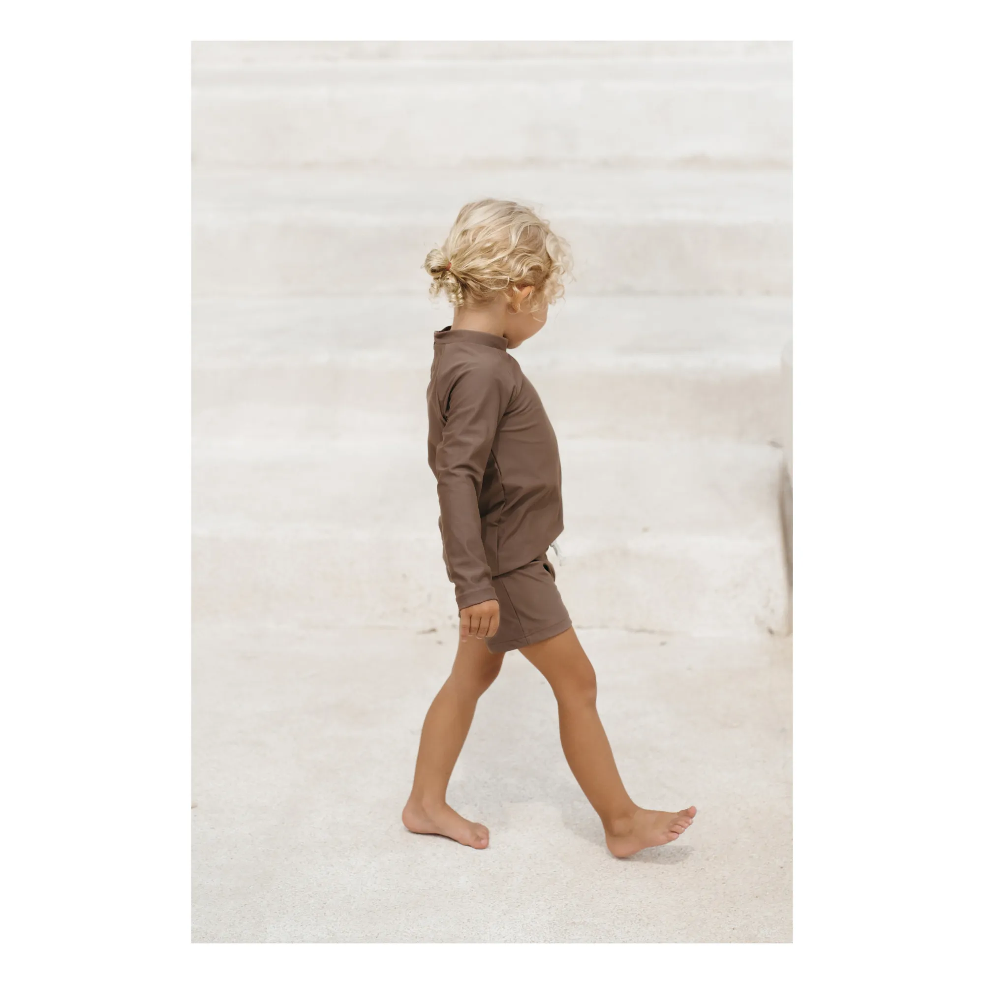 Sol Anti-UV T-shirt | Brown- Product image n°2