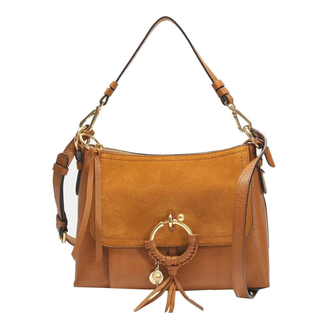 See by Chloé Sac Joan Bi-matière Caramel Smallable