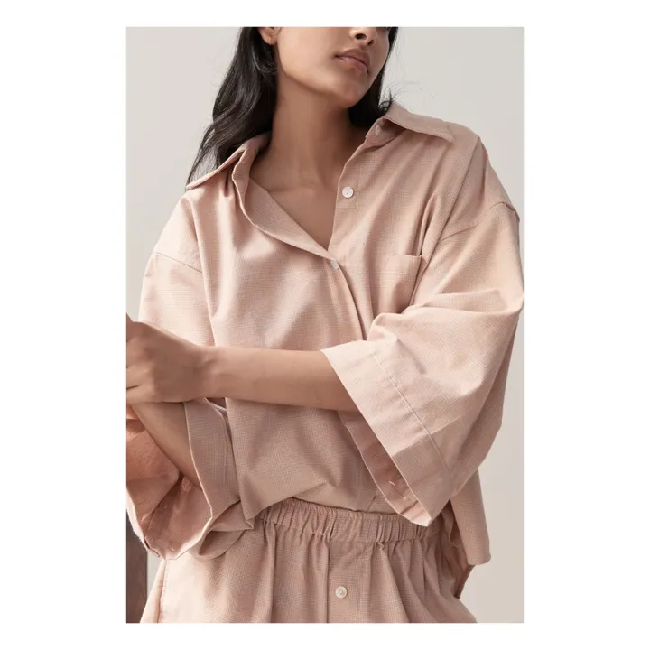 03 Linen Top & Bottom Set | Dusty Pink- Product image n°4