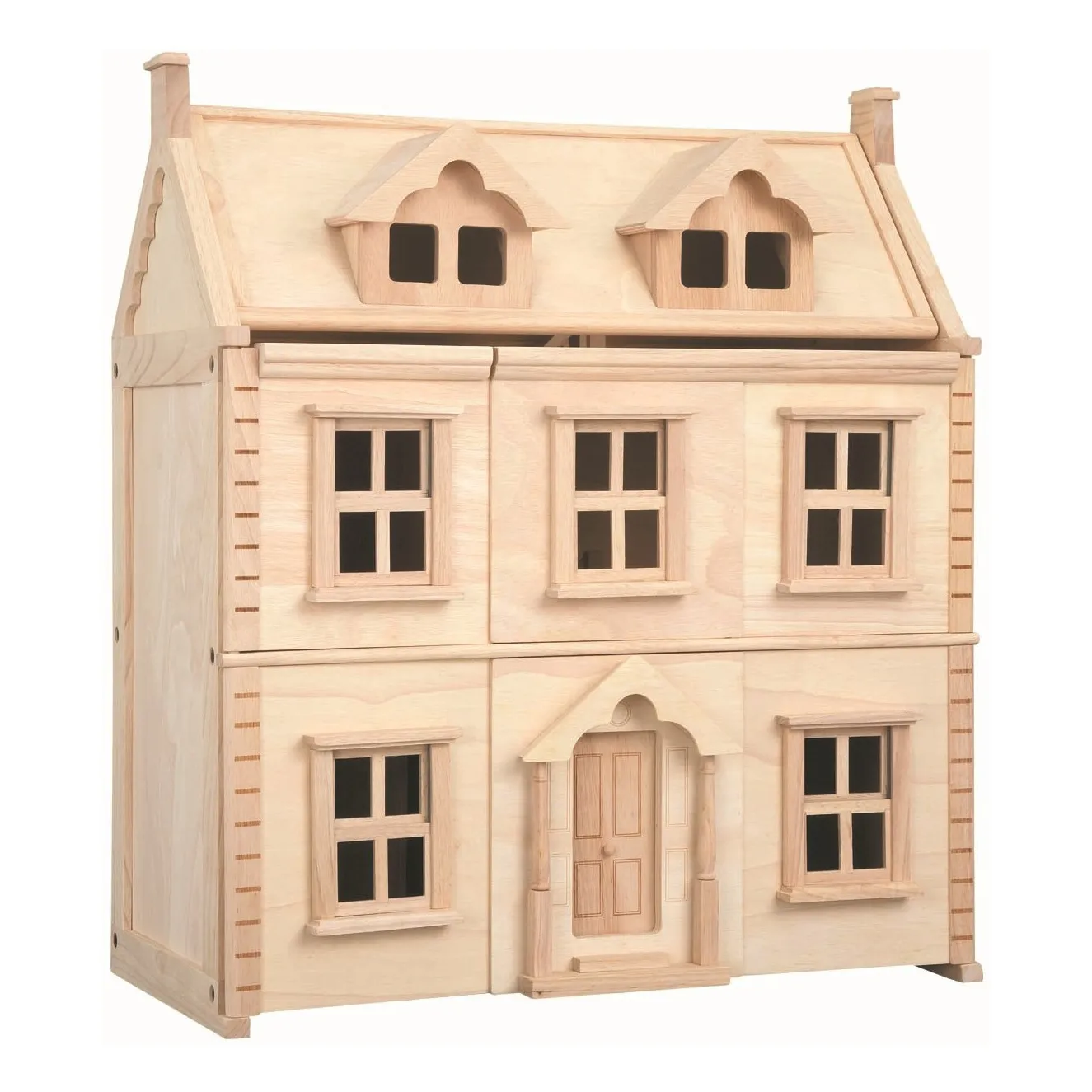 Plan Toys Multicoloured Wooden Victorian Doll's House