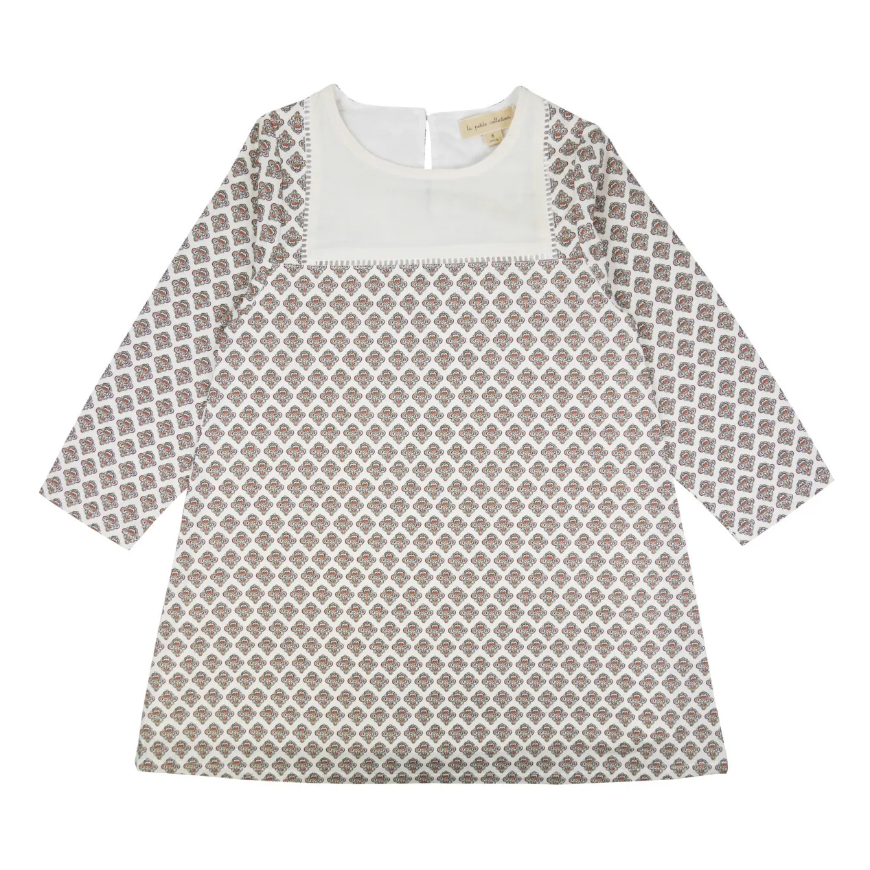 La Petite Collection Ecru Liberty Scale Dress