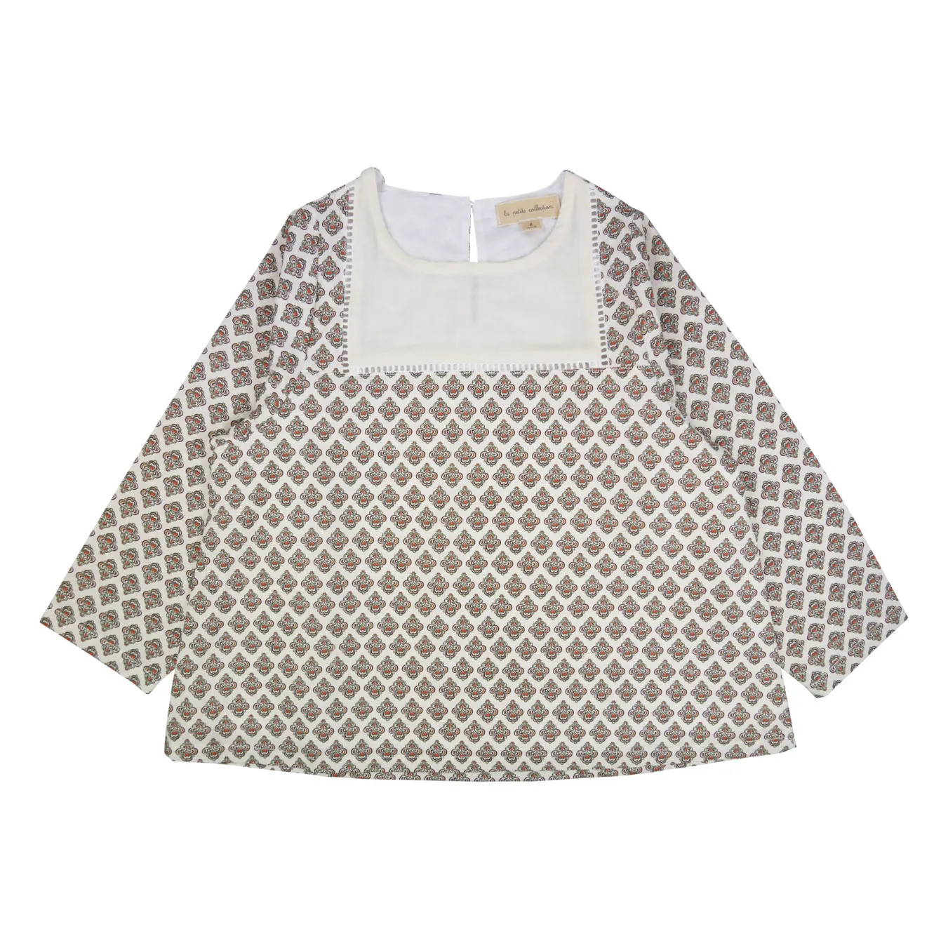 La Petite Collection Ecru Liberty Scale Blouse