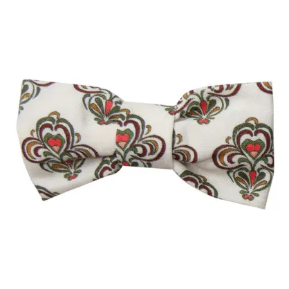 La Petite Collection Ecru Liberty Print Bow Hair Clip