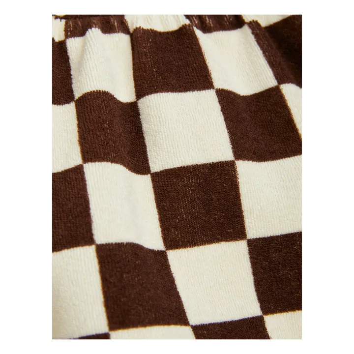 The Future Organic Cotton Gingham Shorts | Brown- Product image n°2