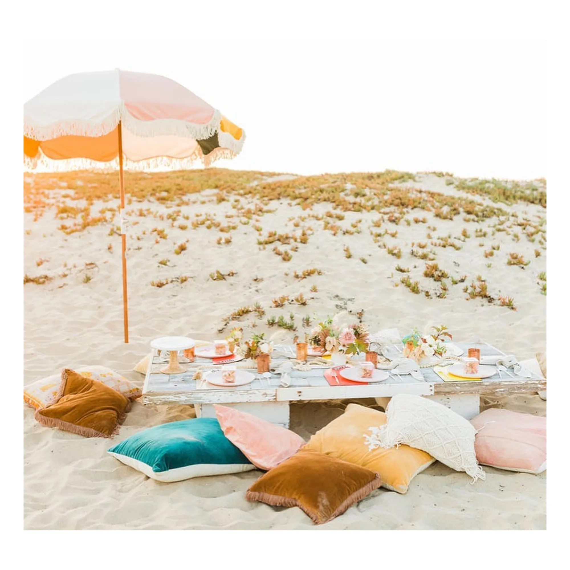 Parasol frangé Premium- Image produit n°4