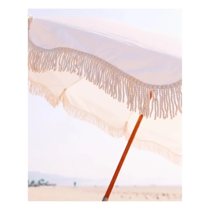 Parasol frangé Premium | Blanc- Image produit n°6
