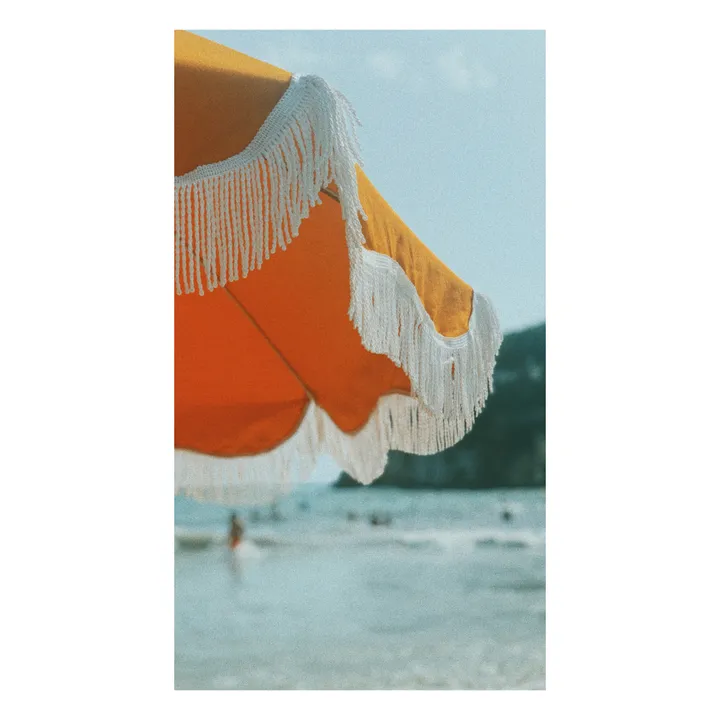Holiday Sonnenschirm mit Fransen | Gelb- Produktbild Nr. 4