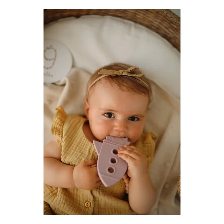 Silicone Rocket Teething Toy | Lilac- Product image n°1