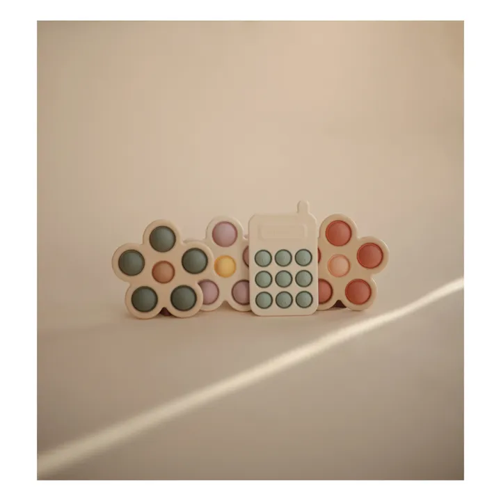Jouet pop it en silicone | Vert- Image produit n°2