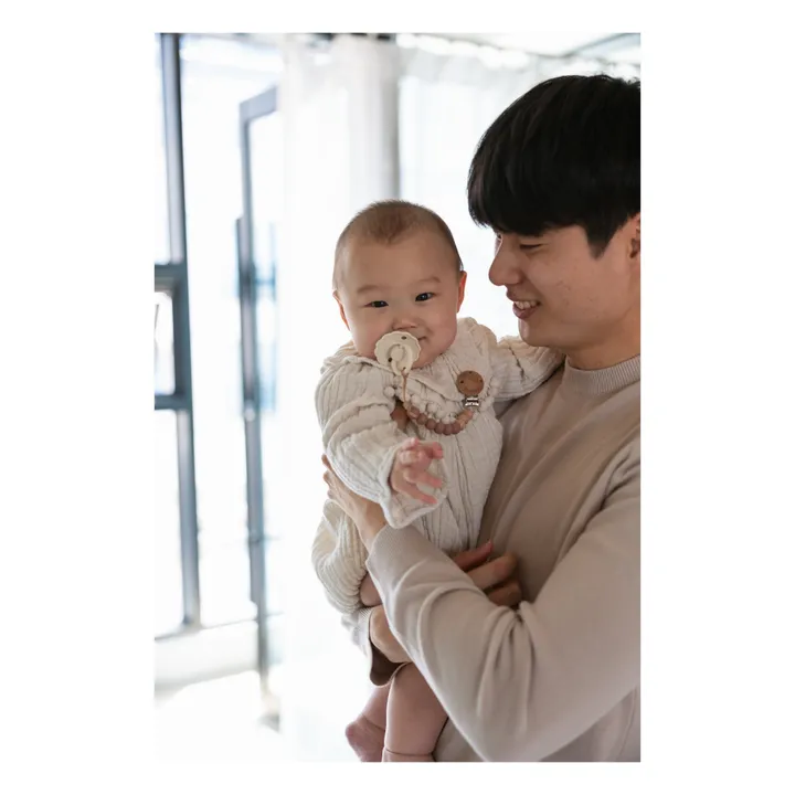 Attache-tétine Eva | Vieux Rose- Image produit n°1