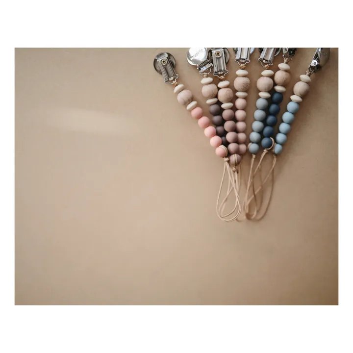 Attache-tétine Eva | Vieux Rose- Image produit n°2